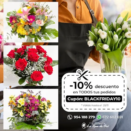 FLORISTERÍA LA ROSA DE ORO METROMAR - Mairena del Aljarafe